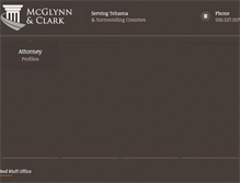 Tablet Screenshot of mcglynnclark.com